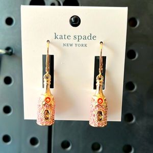 Kate Spade Make Magic Champagne earrings